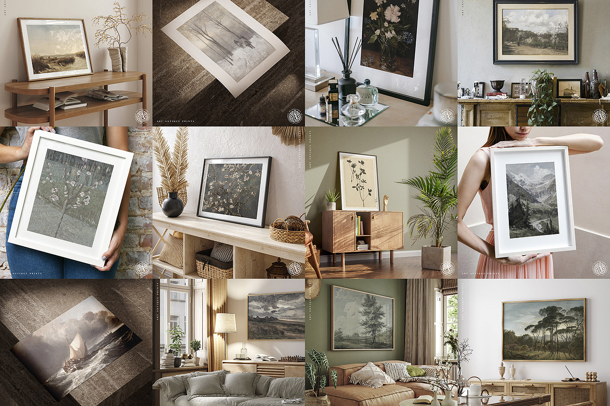 Art Antique Bundle. 36 Prints, a Background Graphic by Easybrandz (Photo 2 of 8)