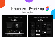 Website E-commerce Template Kit, an UI Kit Template by Website Template (Thumbnail 1 of 7)