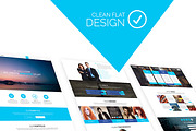 FlatCorp - Multi-purpose PSD Templat, a Websites & App Template by Tetuko Themes (Thumbnail 3 of 3)