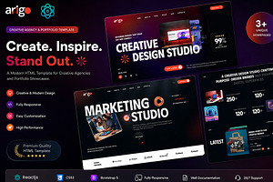 Arigo Digital Agency React Template, a React Template by Helenshop