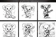 Koala Coloring Pages for Kids, a Brochure Template by LA Design (Thumbnail 3 of 10)