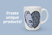 puzzles in the mind illustration, an Illustration by gunaonedesign (Thumbnail 2 of 4)
