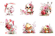 Whimsical Spring Clipart, an Illustration by CreationArt (Thumbnail 4 of 7)