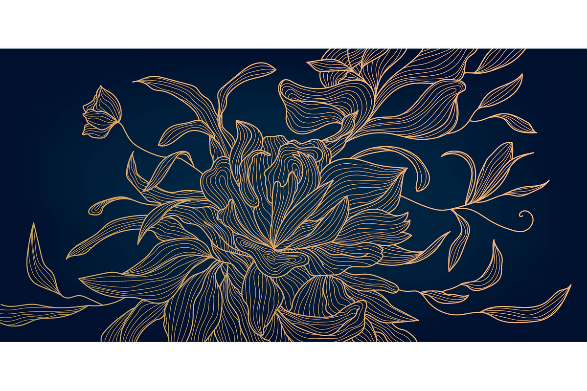 Luxury Floral Illustrations Set, a Decorative Illustration by Marylia (Photo 4 of 11)