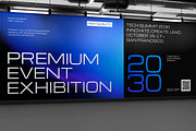 Event Exhibition Wall Mockup, an Advertising Mockup by Permadi Creative (Thumbnail 3 of 5)