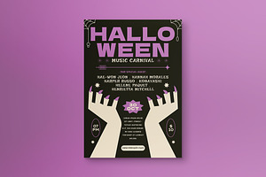 Halloween Music Carnival Flyer