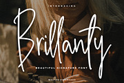Brillanty Signature Font, a Handwritten Font by Multype Studio (Thumbnail 1 of 9)