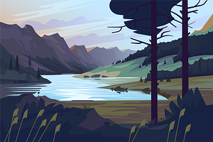 Mountain Lake Scenery