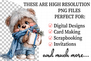 Cute Animals Christmas Clipart, an Illustration by Daily.Designs (Thumbnail 2 of 5)