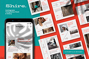 Shire Instagram Template, a Social Media Template by Compaq_Creative (Thumbnail 1 of 11)