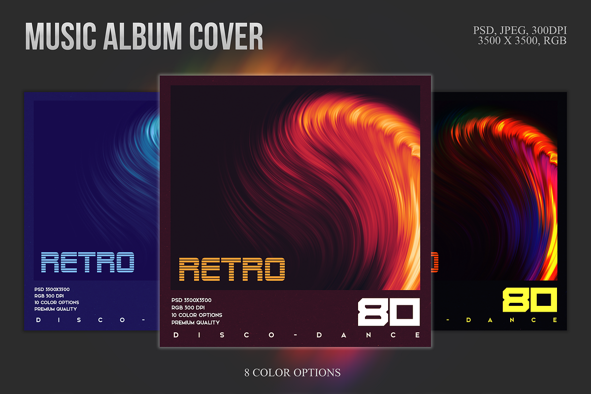 Electronic Music Album Cover Art #7, a Templates & Theme by Kolosjoki (Photo 1 of 2)