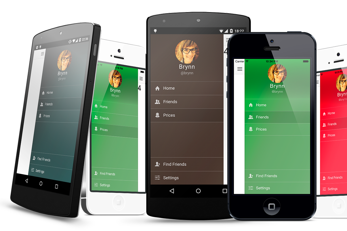 SideMenu2 - Ionic Side menu, a HTML Template by IonicThemes (Photo 3 of 3)