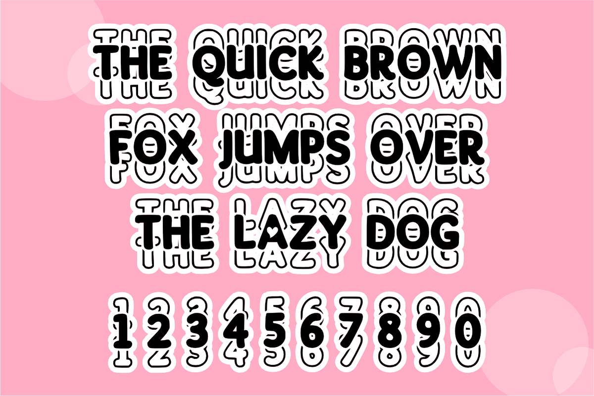 Hearts – Sweet & Playful Font, a Font by KiddoGlyphs Studio (Photo 5 of 6)