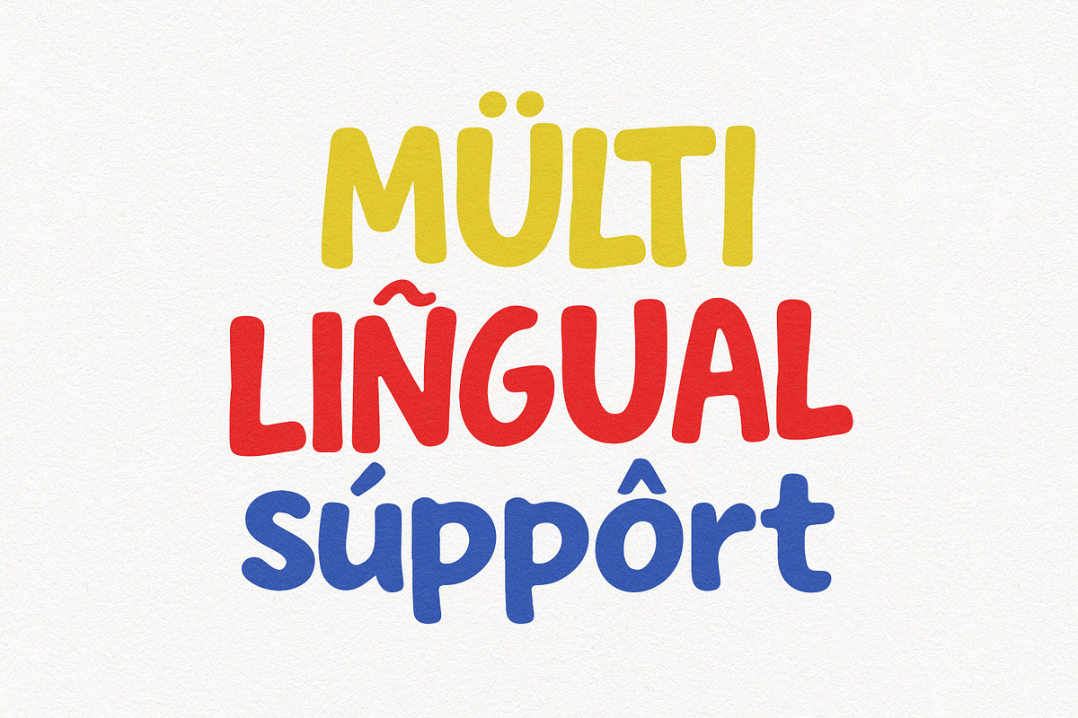 Landeur Peufios Playful Rounded Sans, a Sans Serif Font by Maulana Creative (Photo 4 of 7)