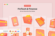 Finance & Crypto 3D Icon Set, a Finance Illustration by twinstd (Thumbnail 4 of 6)