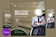 Bible Study Canva Design Template, a Social Media Template by Mishek Munene (Thumbnail 1 of 4)