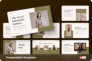 Minimalist Fashion PowerPoint, a Presentation Template by GraphauseProject (Thumbnail 1 of 6)