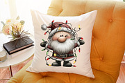 Christmas jolly Santa Claus lights, an Illustration by Sublimation Artist (Thumbnail 9 of 9)