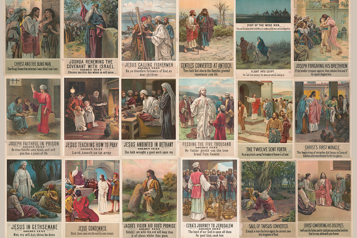 50+ Bible Verses - Vintage Posters, a Person Illustration by Digital Museum (Photo 9 of 9)