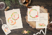 LOVE wedding  floral collection, an Object Graphic by DigitalDream (Thumbnail 5 of 14)