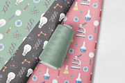 Scientific Lab - clipart & patterns, an Education Illustration by Visual Animal (Thumbnail 4 of 6)