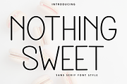 Nothing Sweet, a Sans Serif Font by FreshTypeINK (Thumbnail 1 of 8)