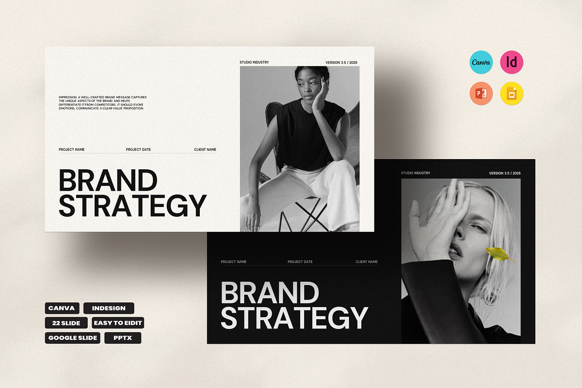 Brand Strategy Presentation Template, a Presentation Template by Studio Industry (Photo 11 of 11)
