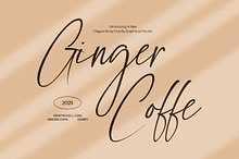 Ginger Coffe Signature Font