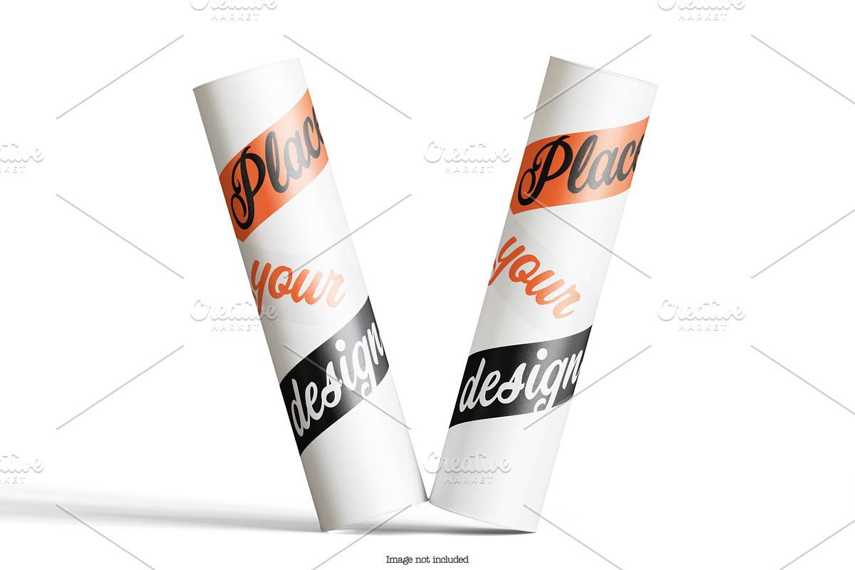 Paper tube packaging mockup bundles, a Packaging Mockup by Ambo Ampeng (Photo 16 of 32)