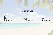 Beach | Script Font, a Handwritten Font by Scratchones (Thumbnail 8 of 9)