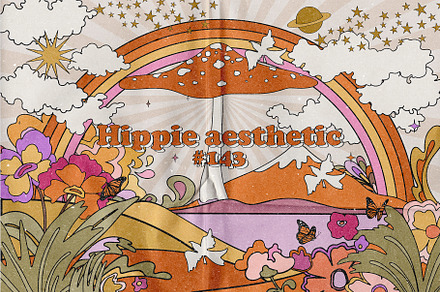 Hippie Aesthetic #143, an Object Illustration by NKTN