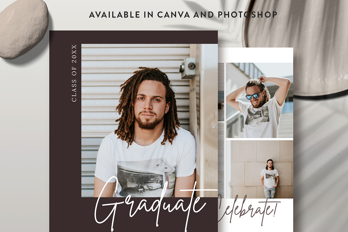 Graduation Announcement Card SG019, an Invitation Template by Bellenity Design (Photo 1 of 4)