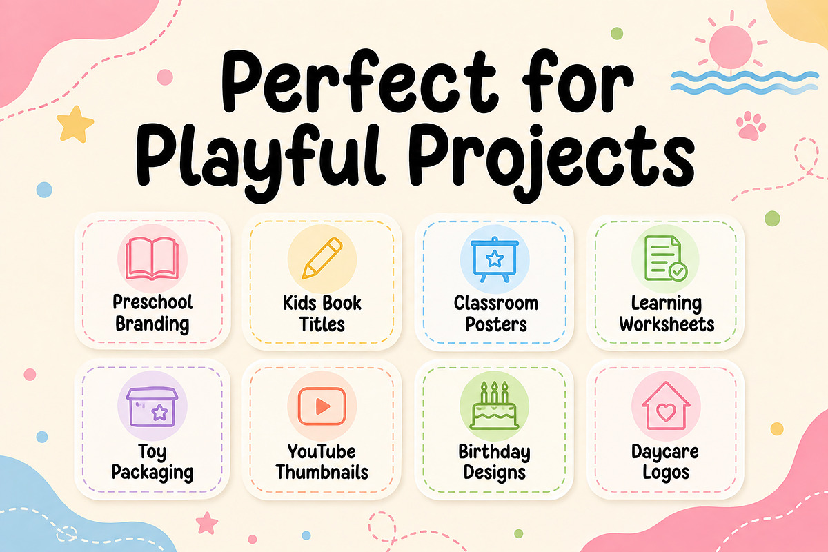 Little Learners, a Handwritten Font by Wow Magic (Photo 2 of 5)