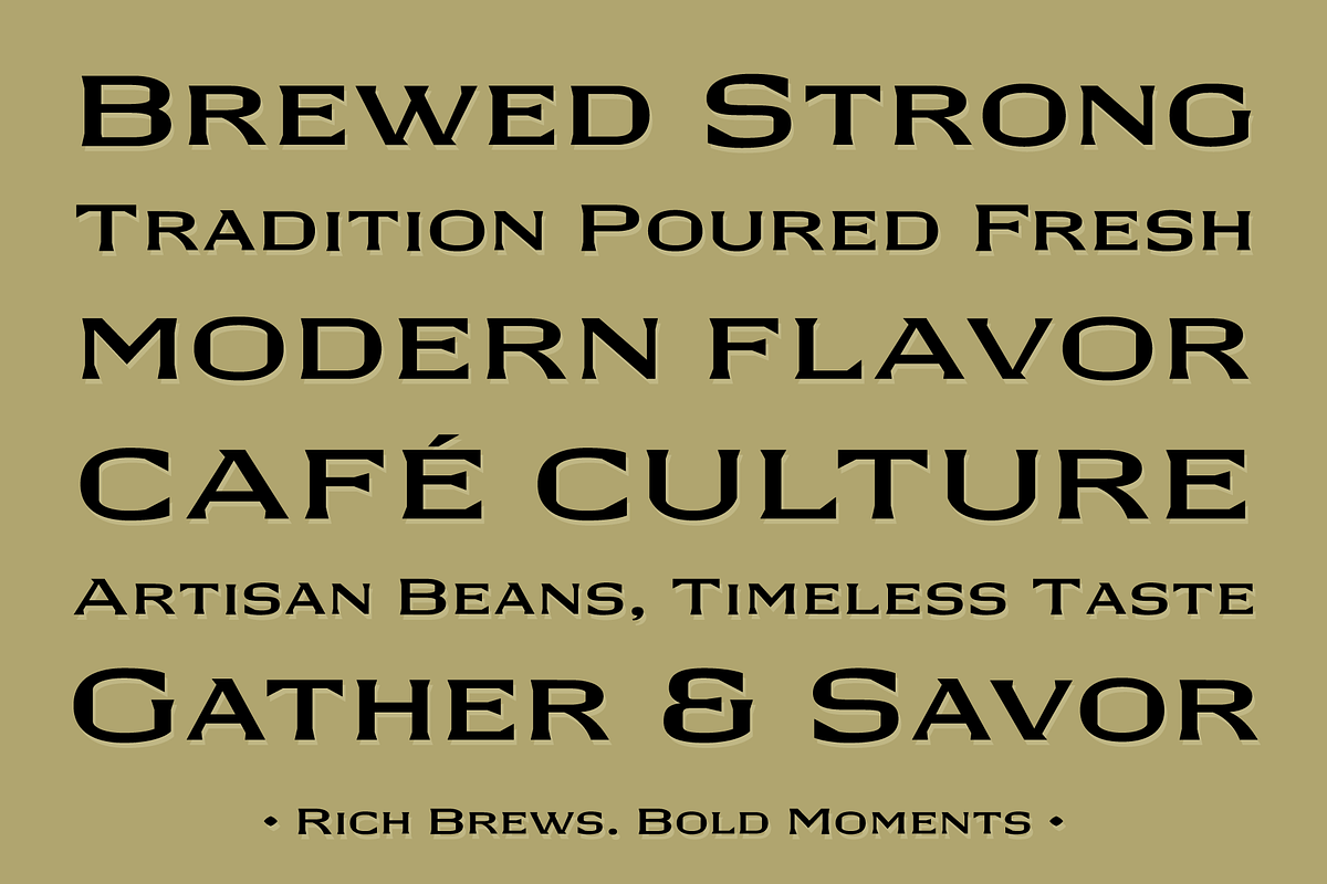GW Dirlo, a Font by Goodwheel Studio (Photo 12 of 17)
