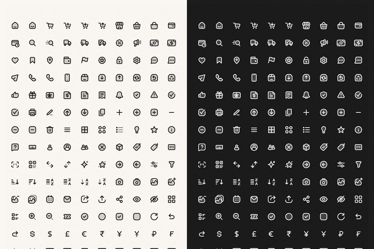 140+ Ecommerce Icon Set – IconFlow, an Outline Icon by PixelGaze (Photo 5 of 6)