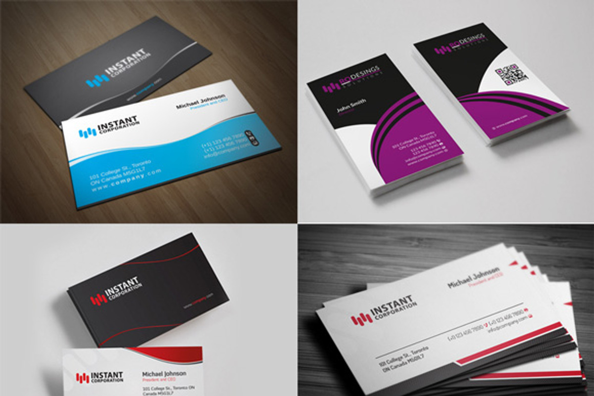 Business Card Pack 1, a Business Card Template by RQ Designs (Photo 5 of 5)