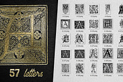 Vintage Letter A Vector And PNG, a Symbol Font by Graphic Spirit (Thumbnail 1 of 5)