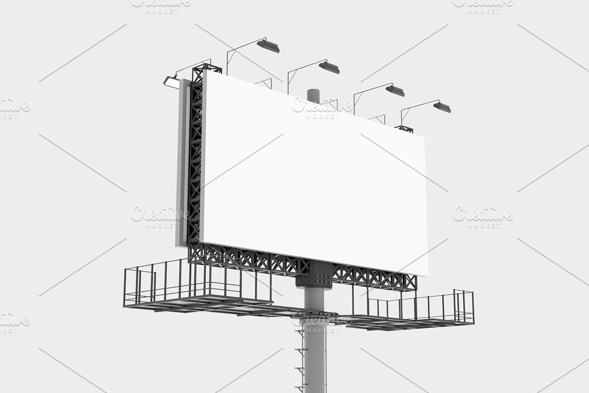 Billboard 3D Model, an Architecture 3D Model by mrfauzi (Photo 2 of 13)