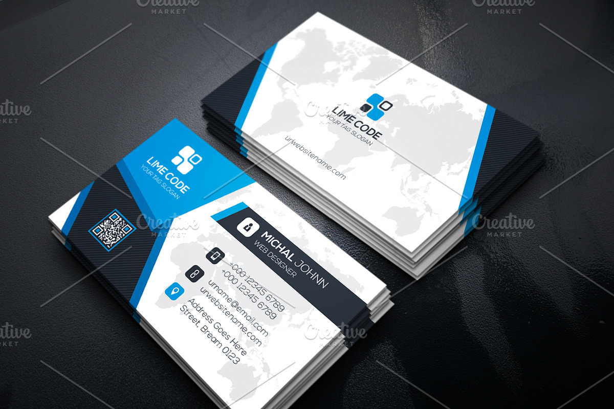 Business Card, a Business Card Template by pixelworkz (Photo 3 of 6)