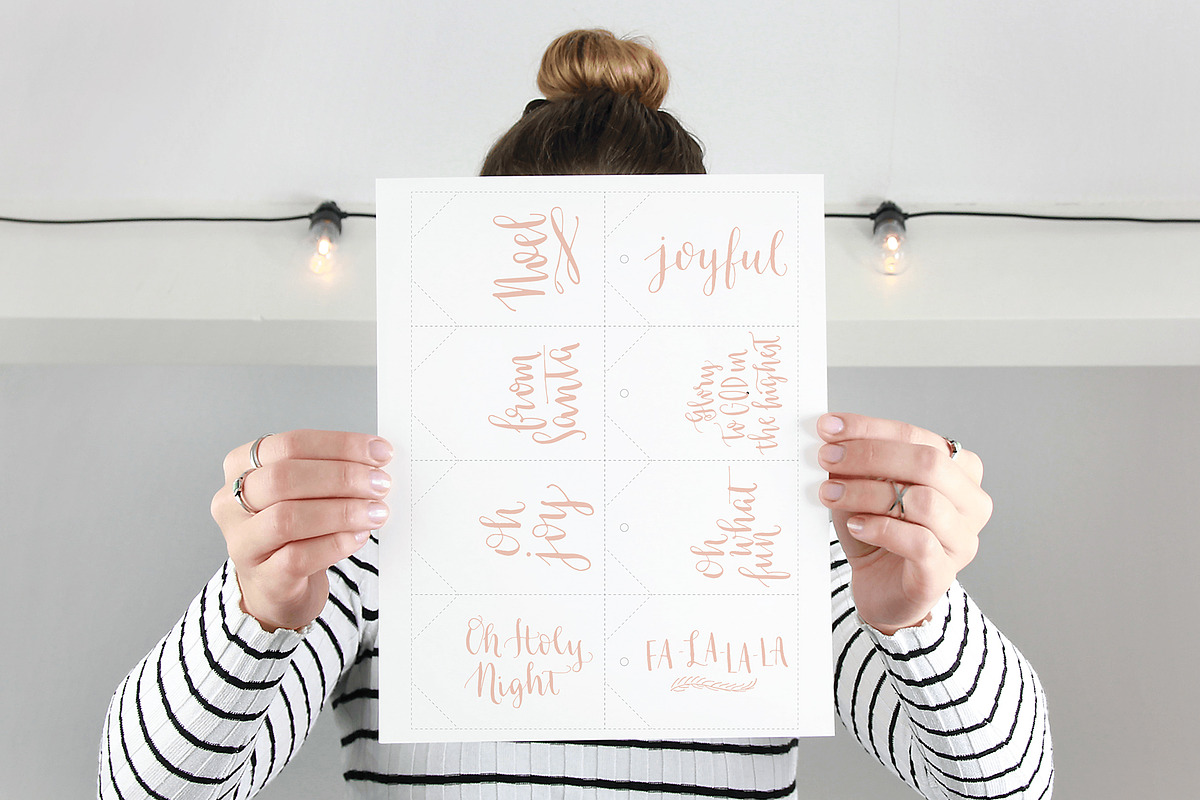 Christmas Printable Gift Tags 02, an Illustration by Irina Vascovet (Photo 6 of 6)
