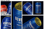 12oz-355ml Can Mockup, an Advertising Mockup by HexenDesigns (Thumbnail 6 of 7)