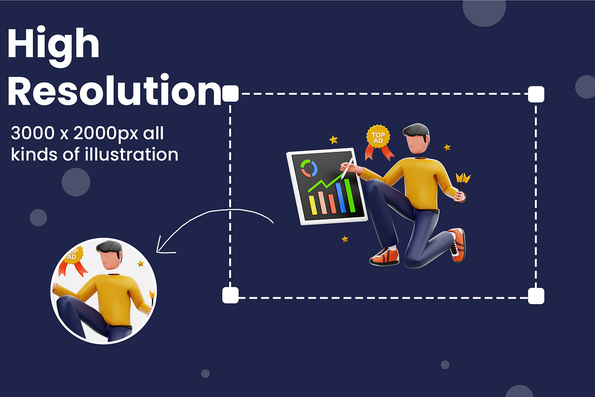 Digital Marketer 3D Illustration, a 3D by novia99design (Photo 5 of 6)