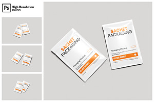 Sachet Packaging Mockup