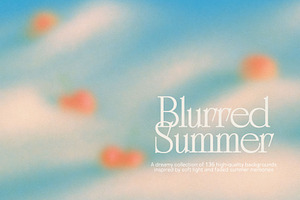 Blurred Summer: 136 Backgrounds, a Background Graphic by Veyla