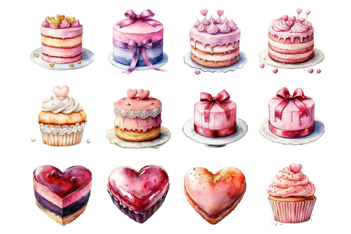 Valentine's Day Cake, an Illustration by Design Market (Photo 3 of 3)