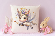 Cute Animals Cupid Valentines Day, a Seasonal Illustration by RobertsArt (Thumbnail 6 of 7)