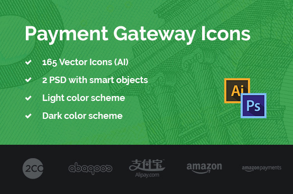 Payment Gateway Icons by Ilya Pavlov | Creative Market