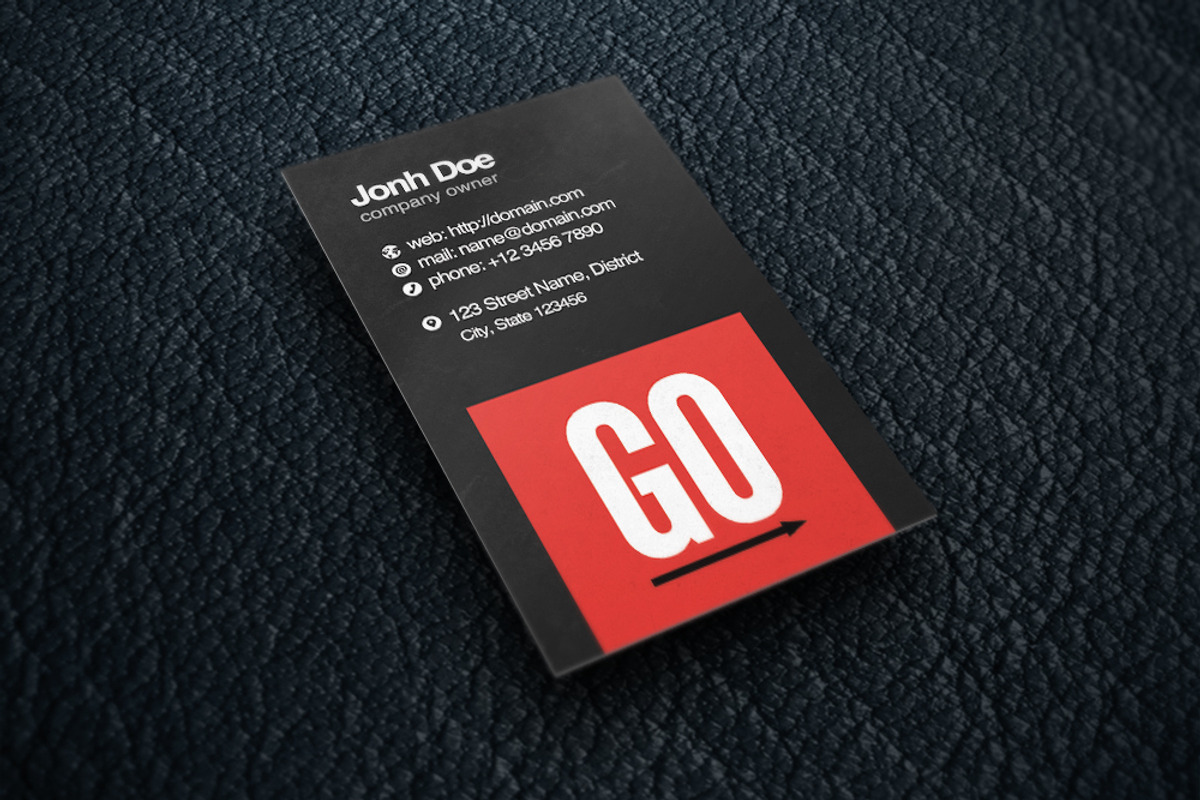 GO Business Card, a Business Card Template by Rafael Oliveira (Photo 4 of 4)