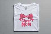 Cheer Mom Bow Embroidery Design, an Illustration by Purpose Ekbal (Thumbnail 2 of 3)