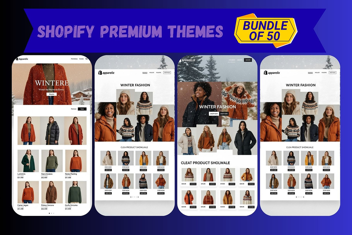 50 Modern E‑Commerce SHOPIFY THEMES, a Shopify Template by Aban's World (Photo 31 of 60)
